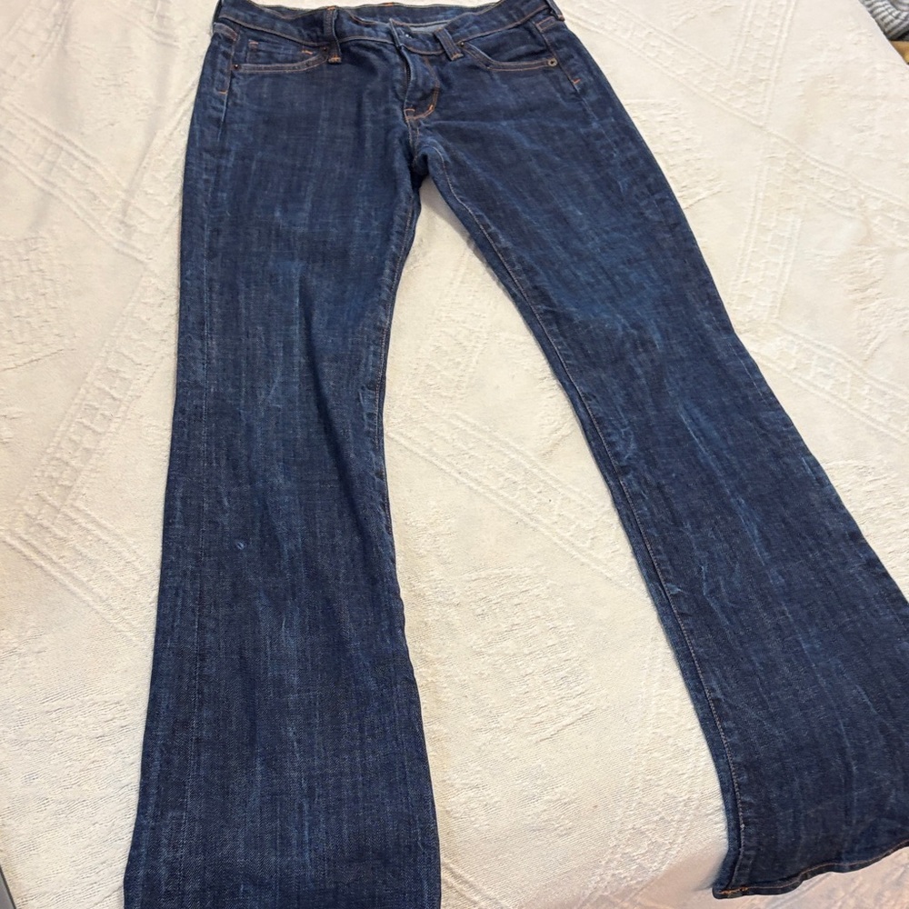 Citizens Of Humanity Dark Blue Flare Jeans